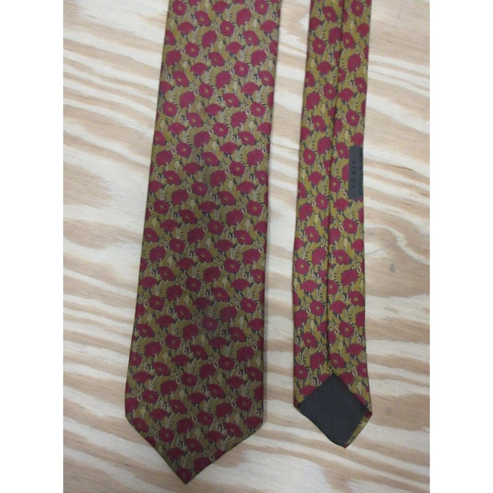 Hermes Neck Tie Yellow Silk Floral Jacquard Woven Formal Designer France - Picture 2 of 8
